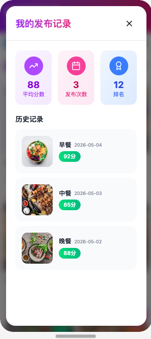 饮食健康排行榜截图 3